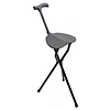 Tripod with seat, black.