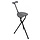 Tripod with seat, black.