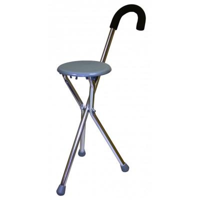 Aluminium driepikkel met zitje