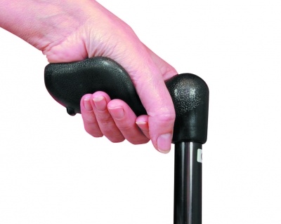 Walking stick anatomical - black