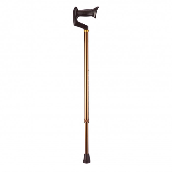 Canne de marche aluminium - bronze
