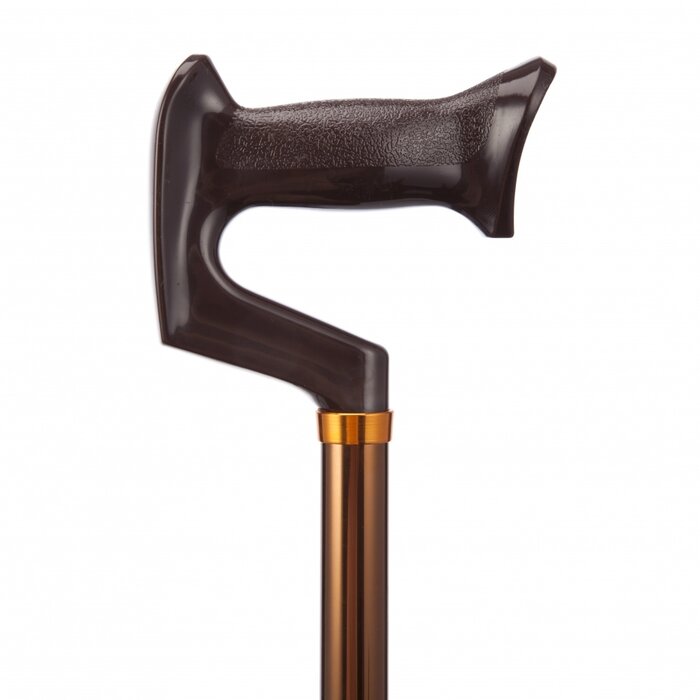 Canne de marche aluminium - bronze