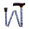 Folding walking stick - floral