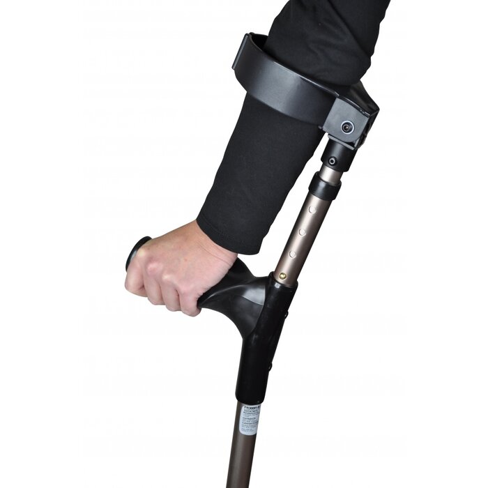 Elbow crutch double adjustable