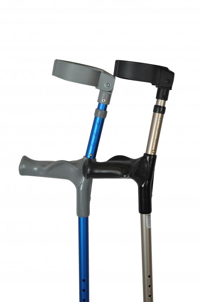 Béquille coudée double réglable