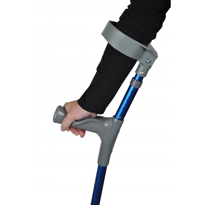 Elbow crutch double adjustable
