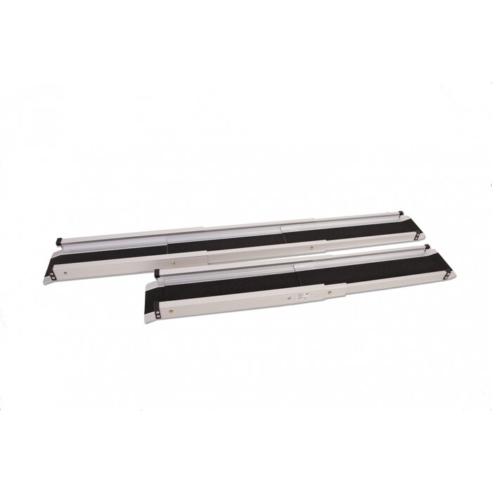 Retractable wheelchair ramp