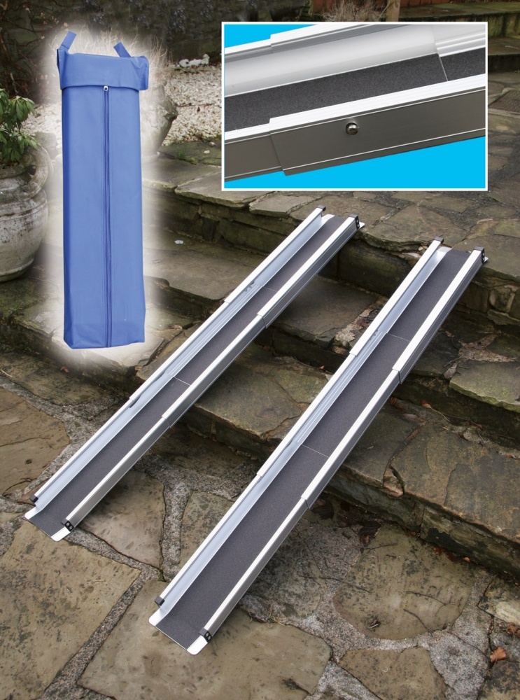 Rampe rétractable pour fauteuil roulant