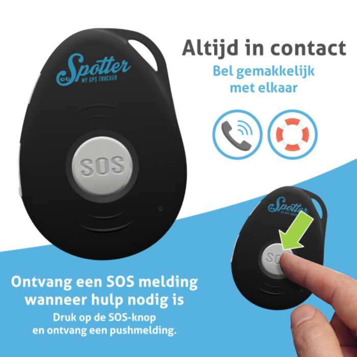 Spotter X10 GPS tracker with SOS button