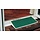Inclined plane for door sill, fiberglass, white-green