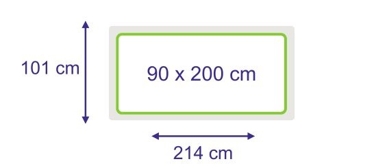 Budget electric bed - 3 or 4 parts