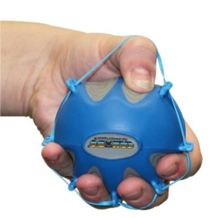Digi-extend and hand squeeze exercise ball