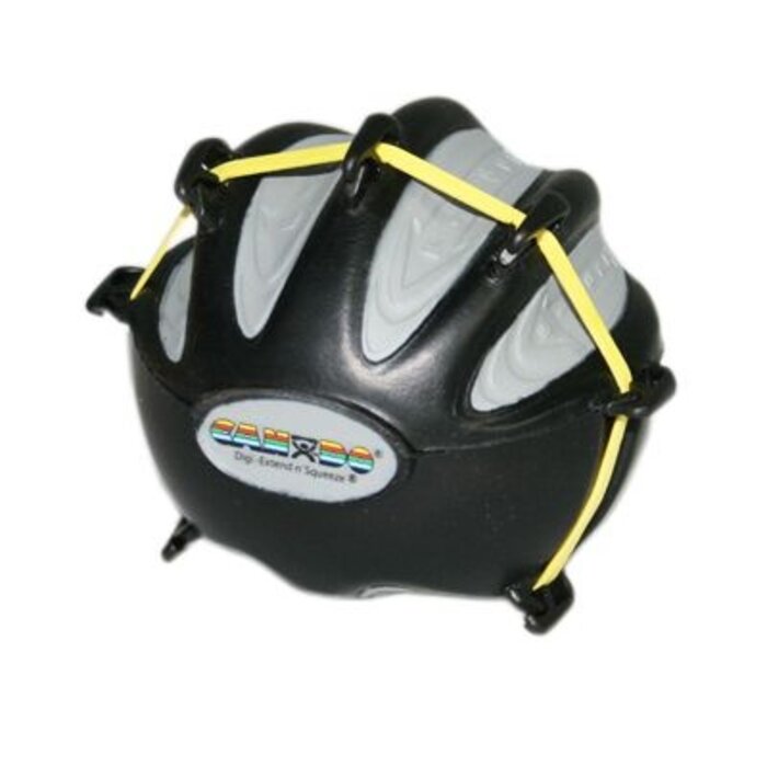 Digi-extend and hand squeeze exercise ball