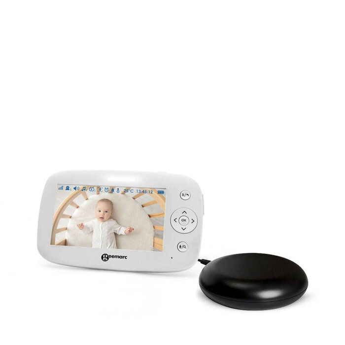 Geemarc amplicall sentinel video baby monitor with vibrating disc