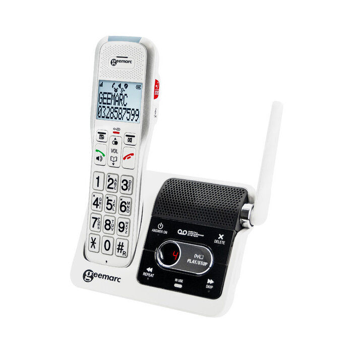 Geemarc amplidect 595 ULE with wireless doorbell and ringer