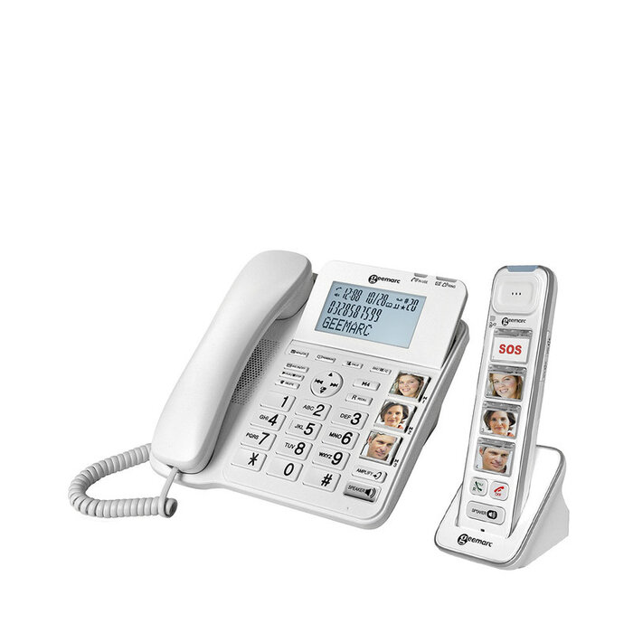 Geemarc amplidect 295 combi with photo handset