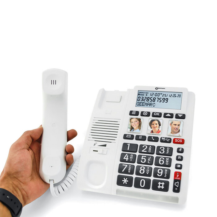 téléphone geemarc avec bracelet sos CL610