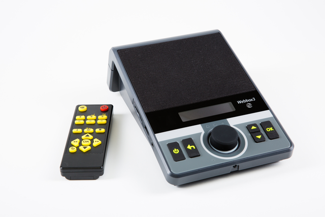 SENSOTEC Webbox 3 - Audiobook player and spoken TV subtitles
