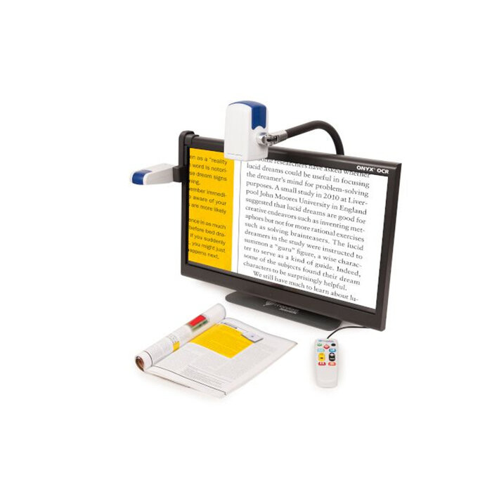 FREEDOM SCIENTIFIC ONYX Deskset HD 24" OCR. Screen magnifier 24" with speech output.