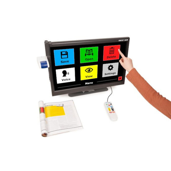 FREEDOM SCIENTIFIC ONYX Deskset HD 24" OCR. Screen magnifier 24" with speech output.