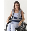 Wheelchair waist and shoulder belt