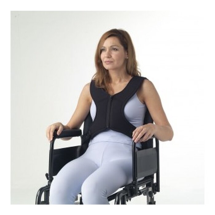 Trunk support for wheelchair use