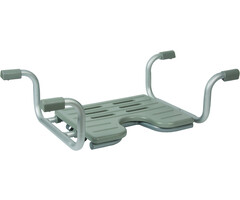 Hanging bath seat in aluminum