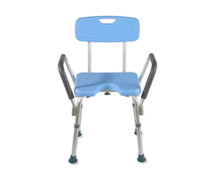 Chaise de douche réglable en hauteur avec support - Chaise de douche MOEM