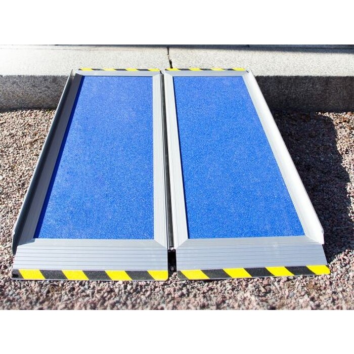 Lichte  en vouwbare oprijplaat tot 350 kg - aluminium - iRAMP©