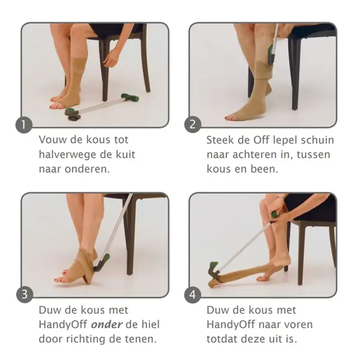 handy off donning aid support stocking