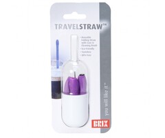 TravelStraw collapsible silicone straw