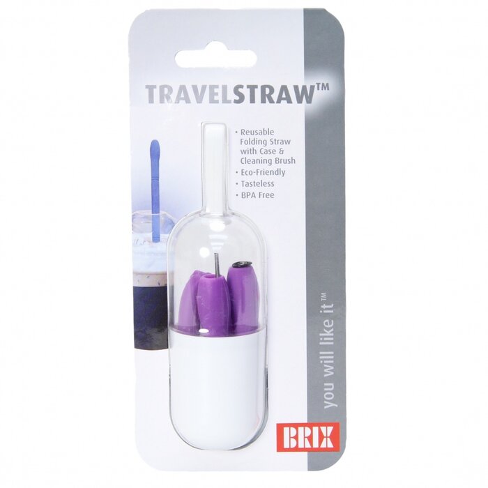 Paille pliable en silicone TravelStraw