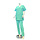 Chemise unisexe, vert clair