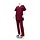 Unisex trousers, burgundy
