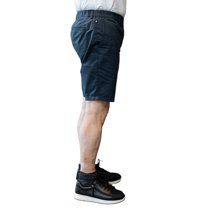 Shorts with elastic - blue cotton