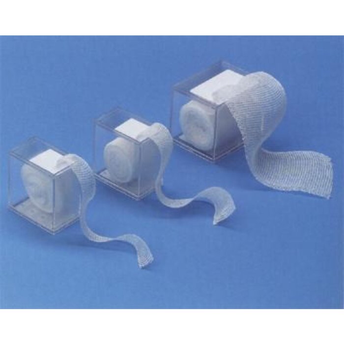 Sterile gauze pads with dispenser