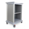 Essential trolley ES10, open front, grey, height 110 cm, without docking clamp