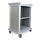 Chariot Essential ES10, ouvert, gris, hauteur 110 cm, sans pince d'arrimage