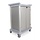 Essential trolley 10, with 2 doors, grey, height 110 cm, without docking clamp