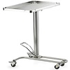 Mayo Op Line stainless steel instrument table, with wheels