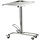 Mayo Op Line stainless steel instrument table, with wheels