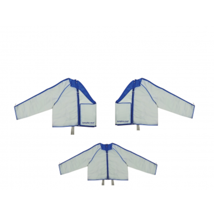 Veste Lympha-mat - gauche - grise - connecteur blanc