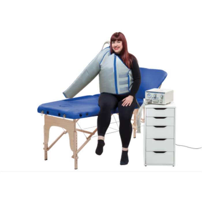 Veste Lympha-mat - droite - grise - connecteur blanc