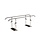 Evenwijdige barren samenplooibaar 'Easy Click' - 2,5 m