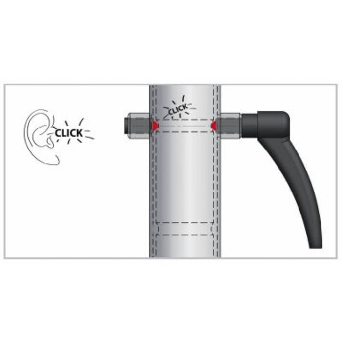 Parallel bars foldable 'Easy Click' - 3.5 m