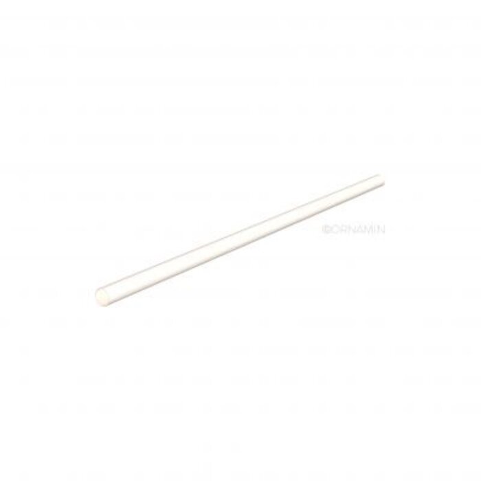 Pailles Ornamin - biodégradables - blanches - 20 pièces