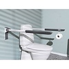Ropox folding toilet support rail - Straight