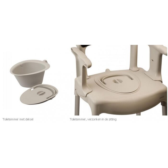 Chaise de toilette multifonctionnelle Swift
