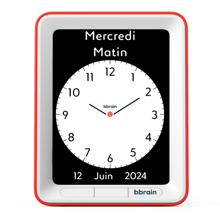 Talking calendar clock