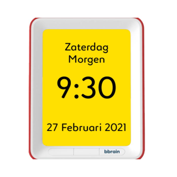 Talking calendar clock